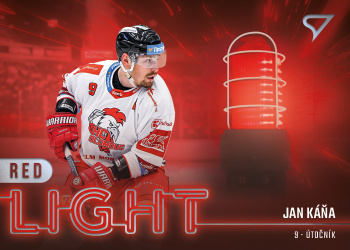 Jan Kana Olomouc Tipsport ELH 2022/23 SportZoo 2. serie Red Light #RL-25